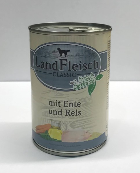 LandFleisch Pur Ente & Reis 400g